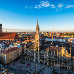 Aerial view of Munich, Germany