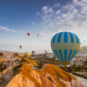 air balloon in Cappadocia, Turkey
