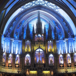 Notre Dame Cathedral Altar Montreal Canada