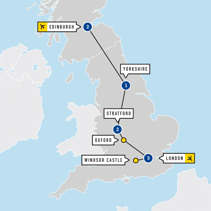London to Edinburgh
